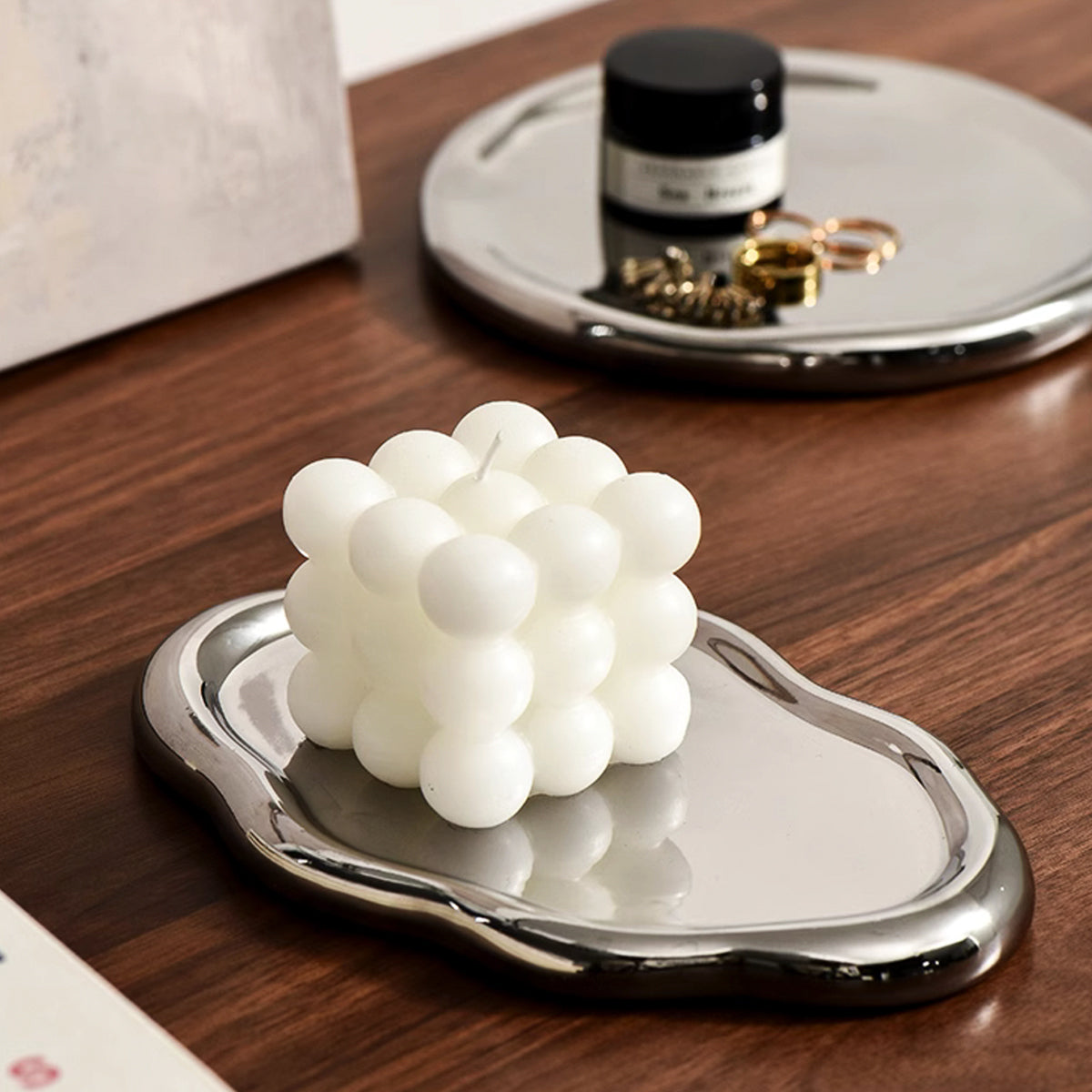 Fluid Ceramic Tray