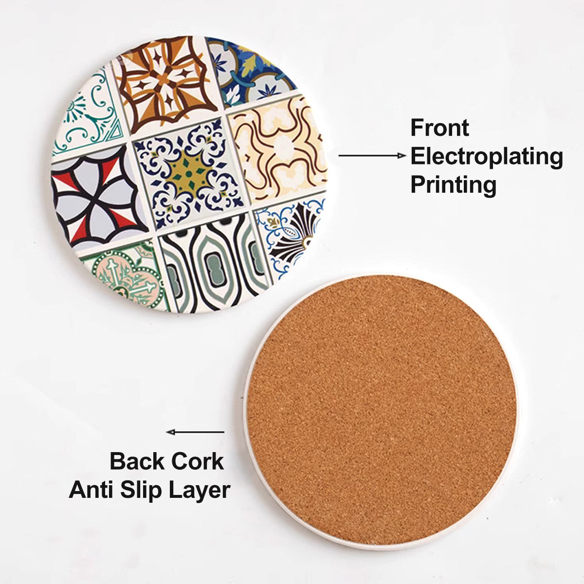 Heat-Resistant Ceramic Coasters