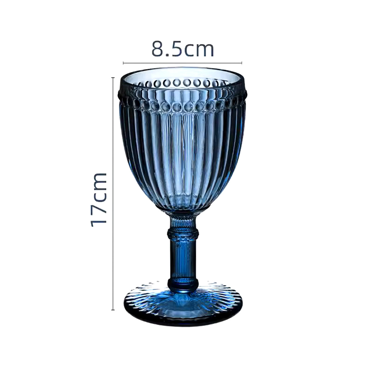 Blue Vintage Glasses (Set of 2)