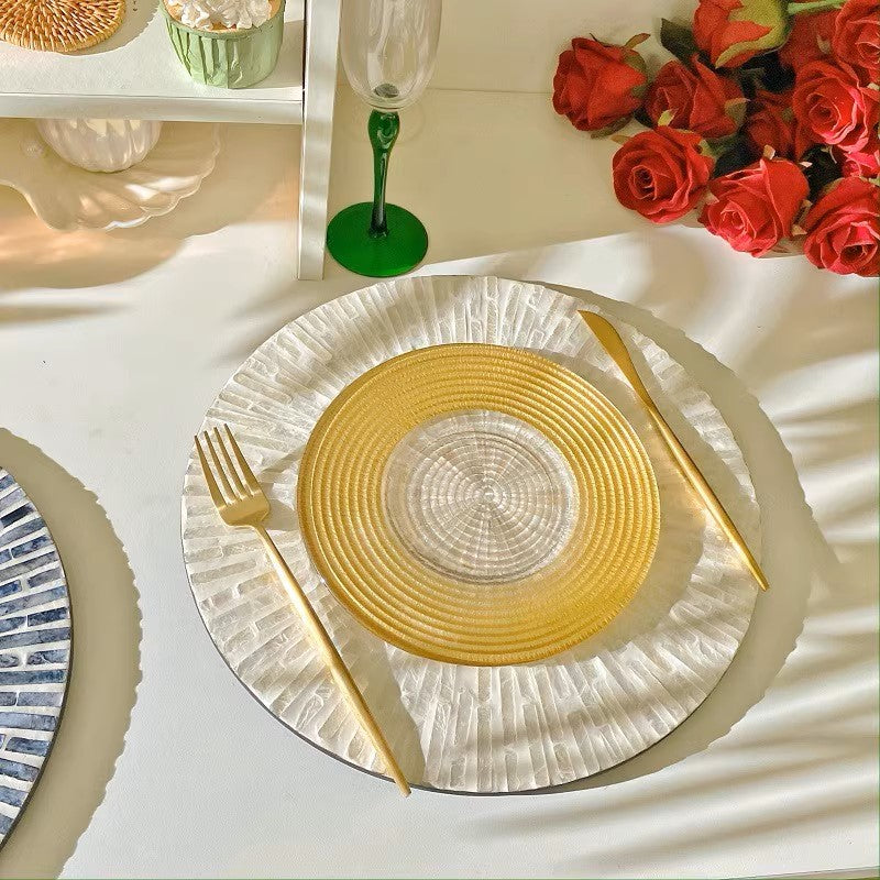 Mother-of-pearl Serving Plate