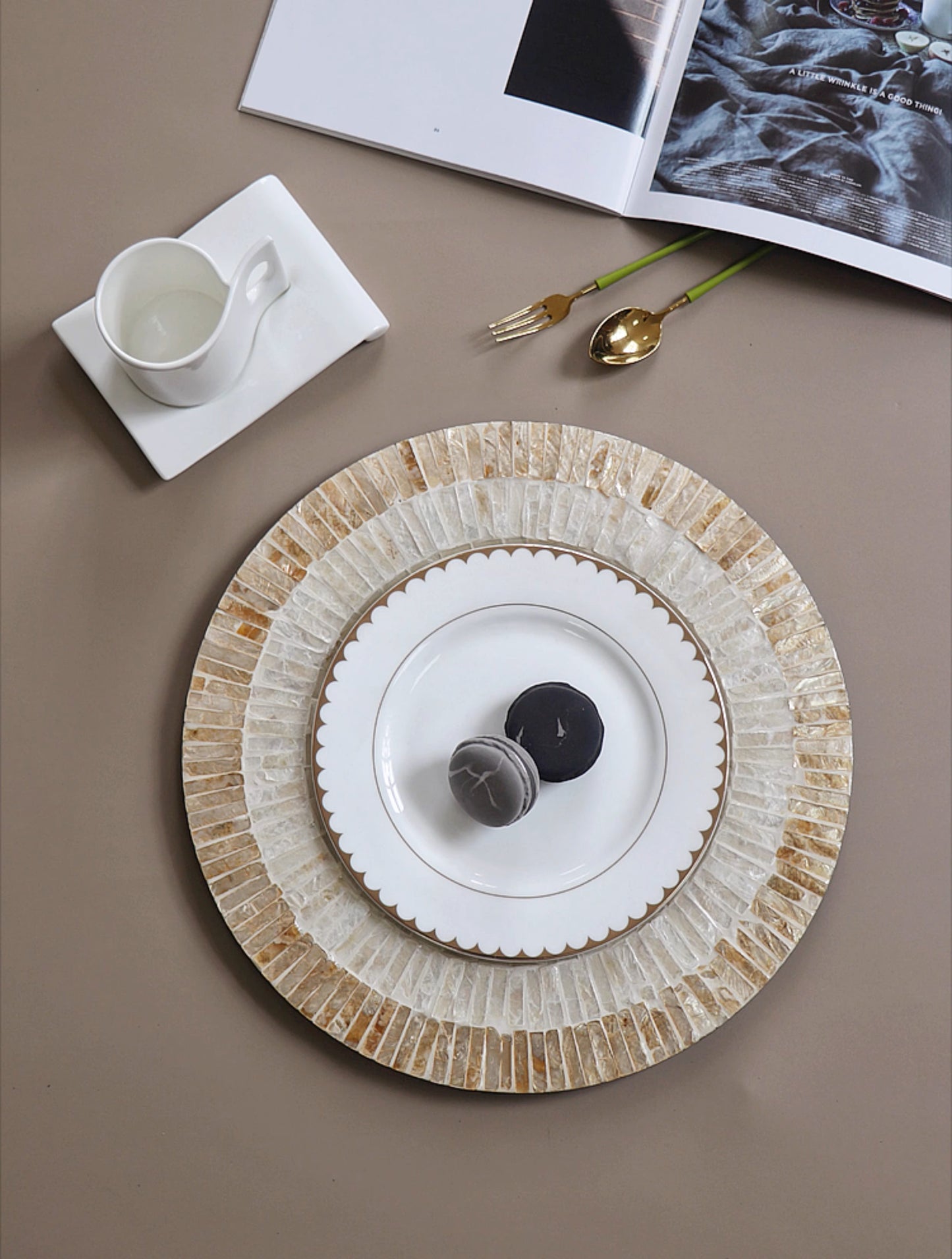 Mother-of-pearl Serving Plate