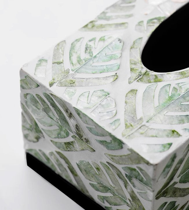 Mother-of-Pearl Tissue Box
