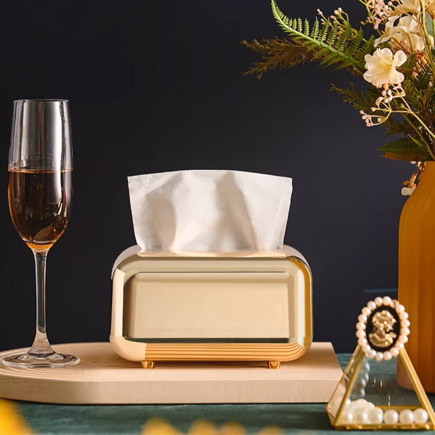 Electroplating Tissue Box
