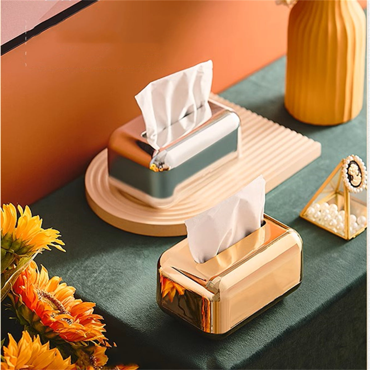 Electroplating Tissue Box