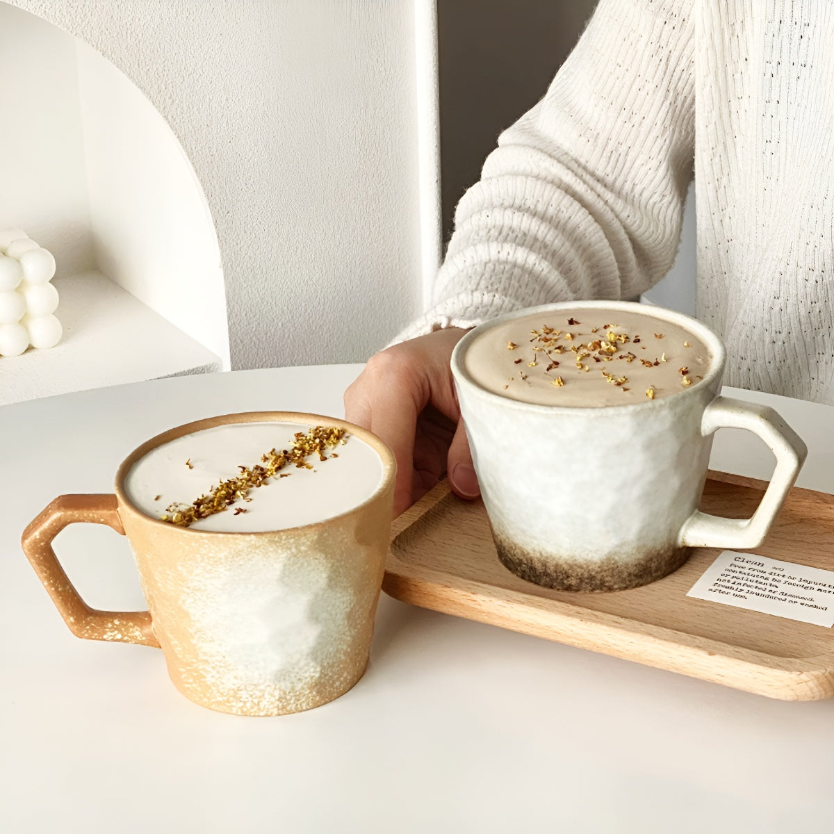 Rustic Gradient Ceramic Coffee Mug