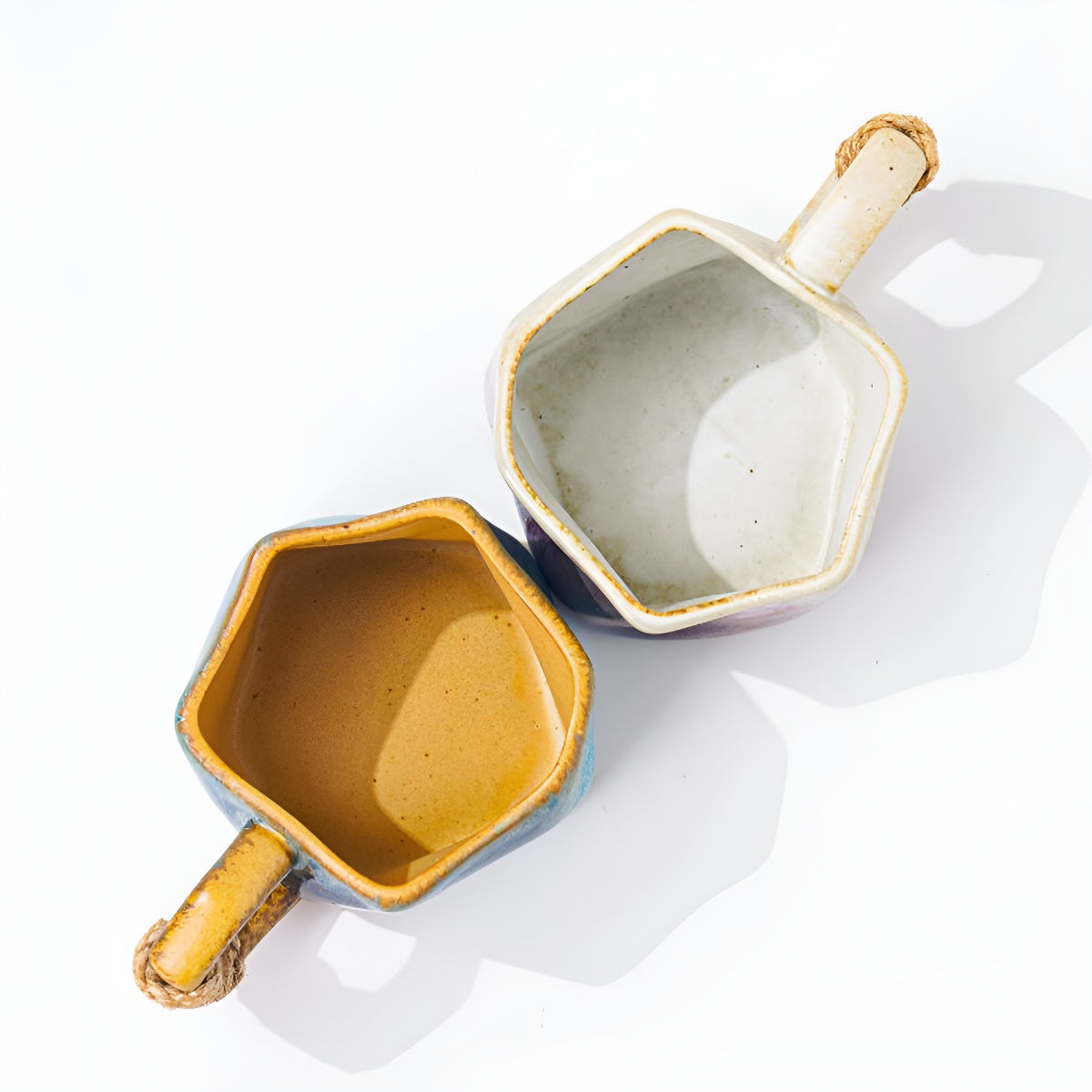 Irregular Vintage Kiln-Changed Ceramic Mug