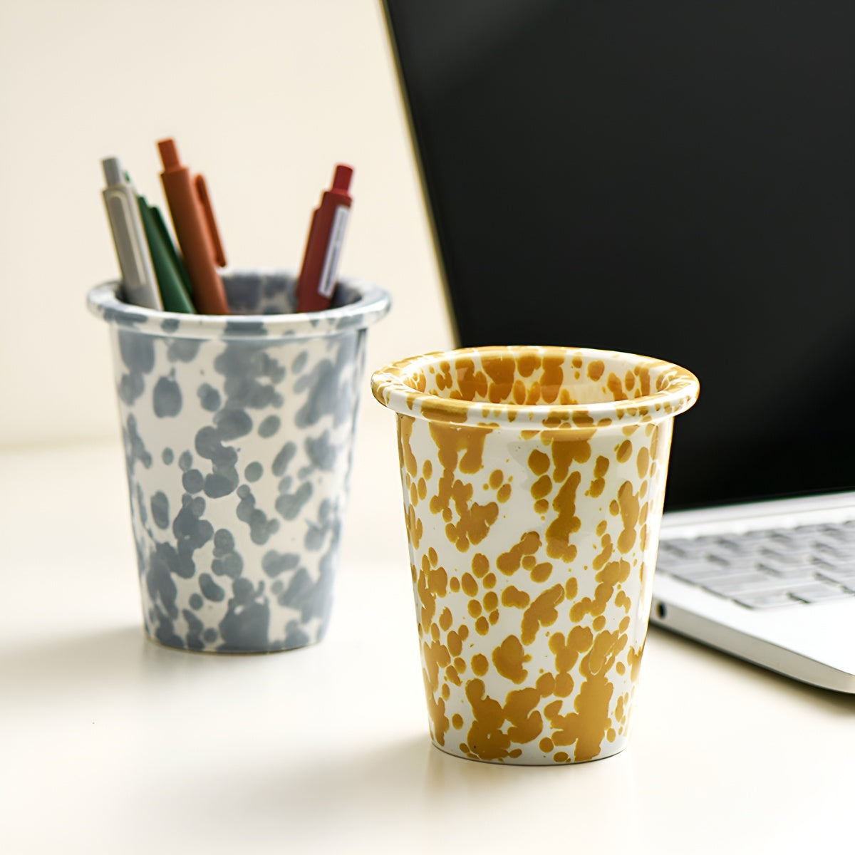 Splash Pattern Ceramic Tumbler