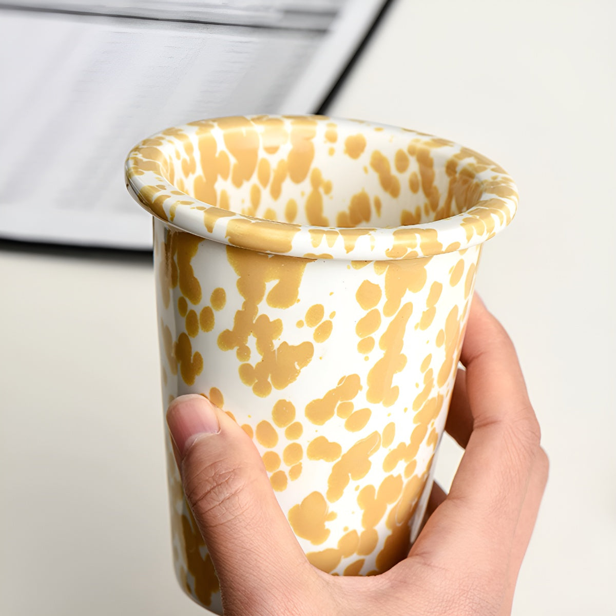 Splash Pattern Ceramic Tumbler