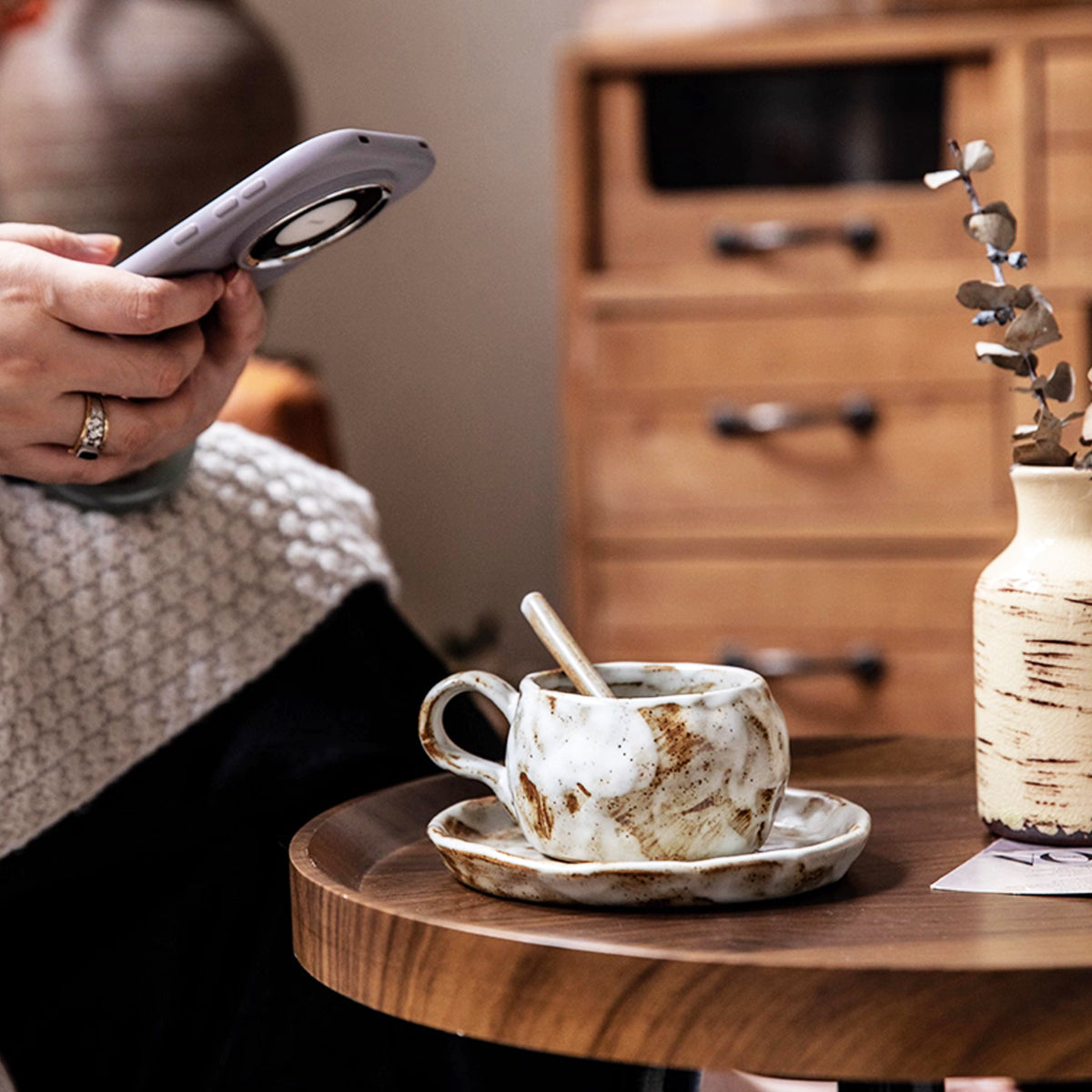 Handcrafted Rustic Glazed Ceramic Tableware