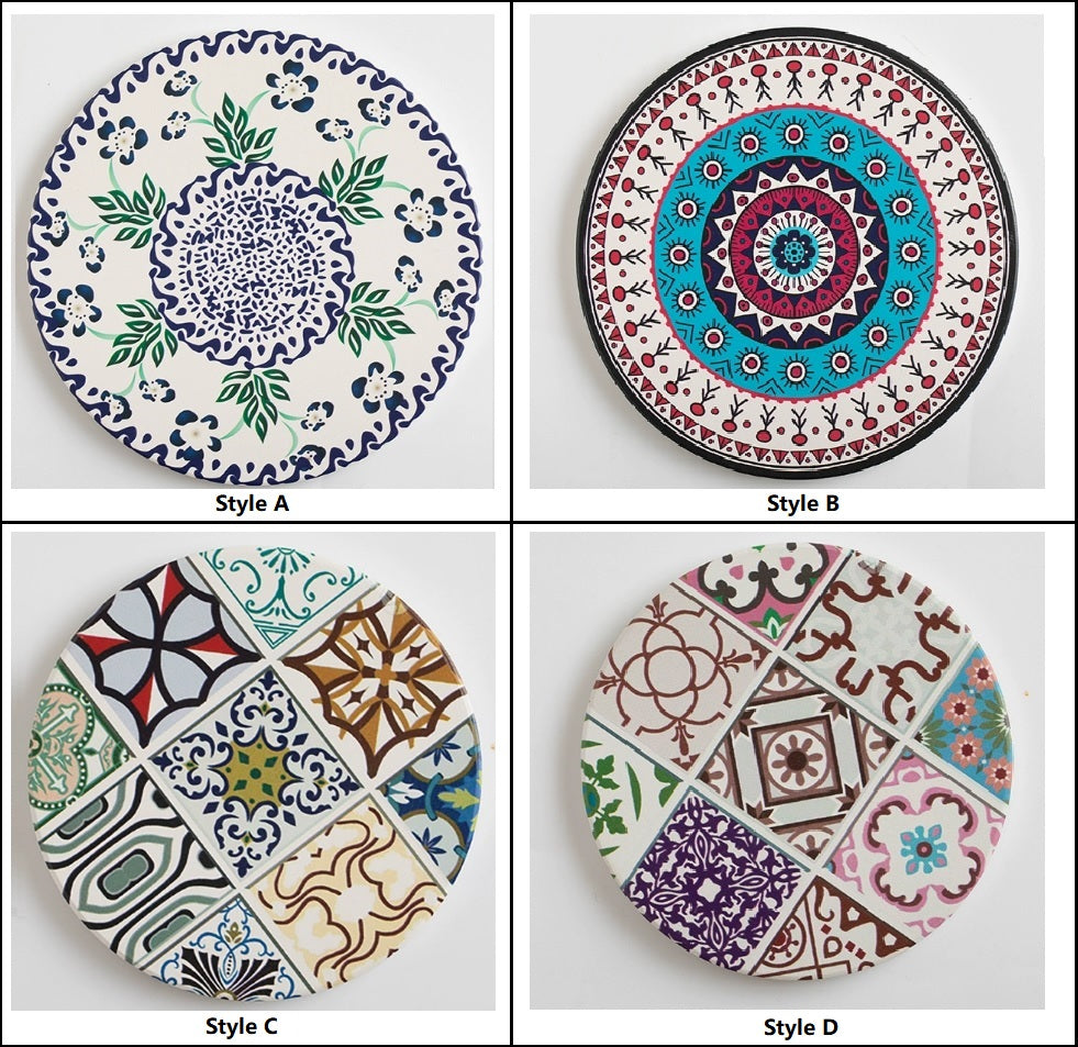 Heat-Resistant Ceramic Coasters
