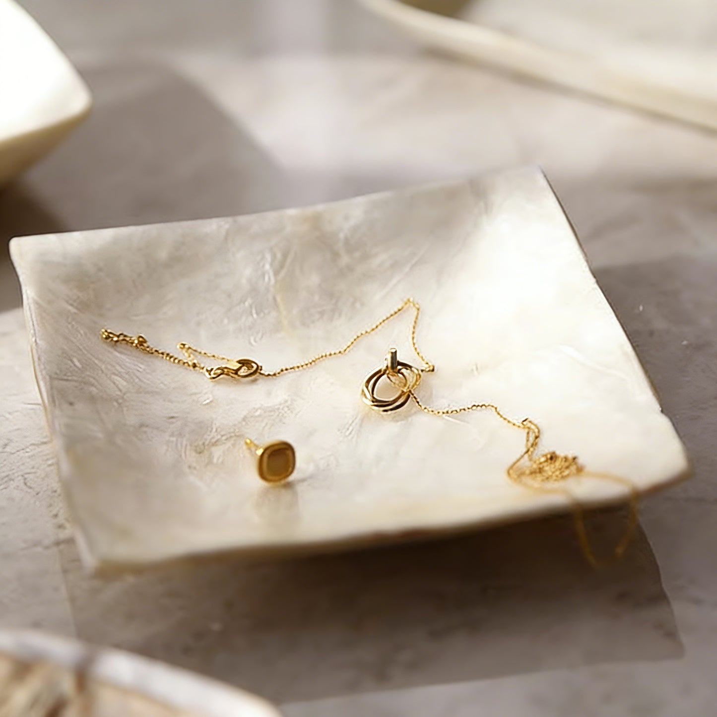 Shell Jewelly Aroma Decorative Shallow Tray