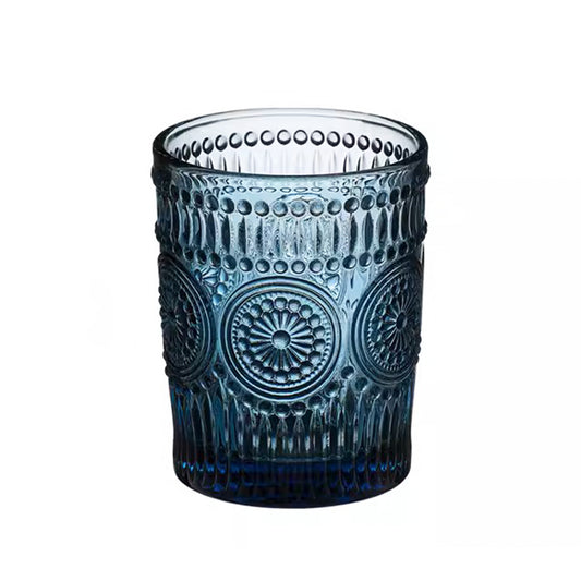 Blue Glass Tumbler (Set of 4)