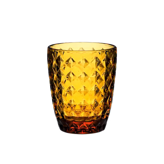 Amber Diamond Tumbler (Set of 4)