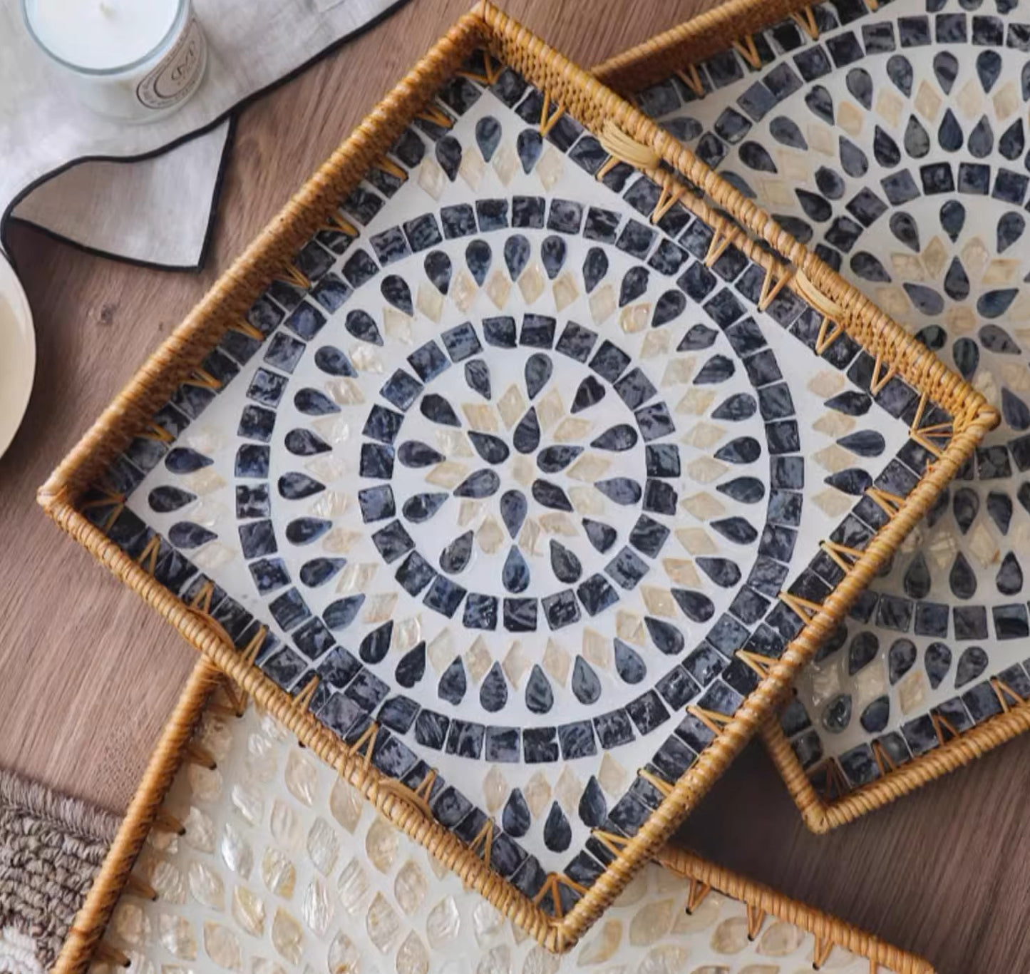 Mosaic Square Tray