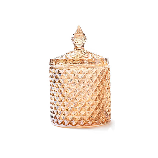 Small Crystal Lidded Jar