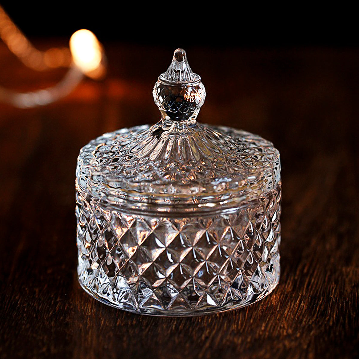 Mini Crystal Lidded Jar