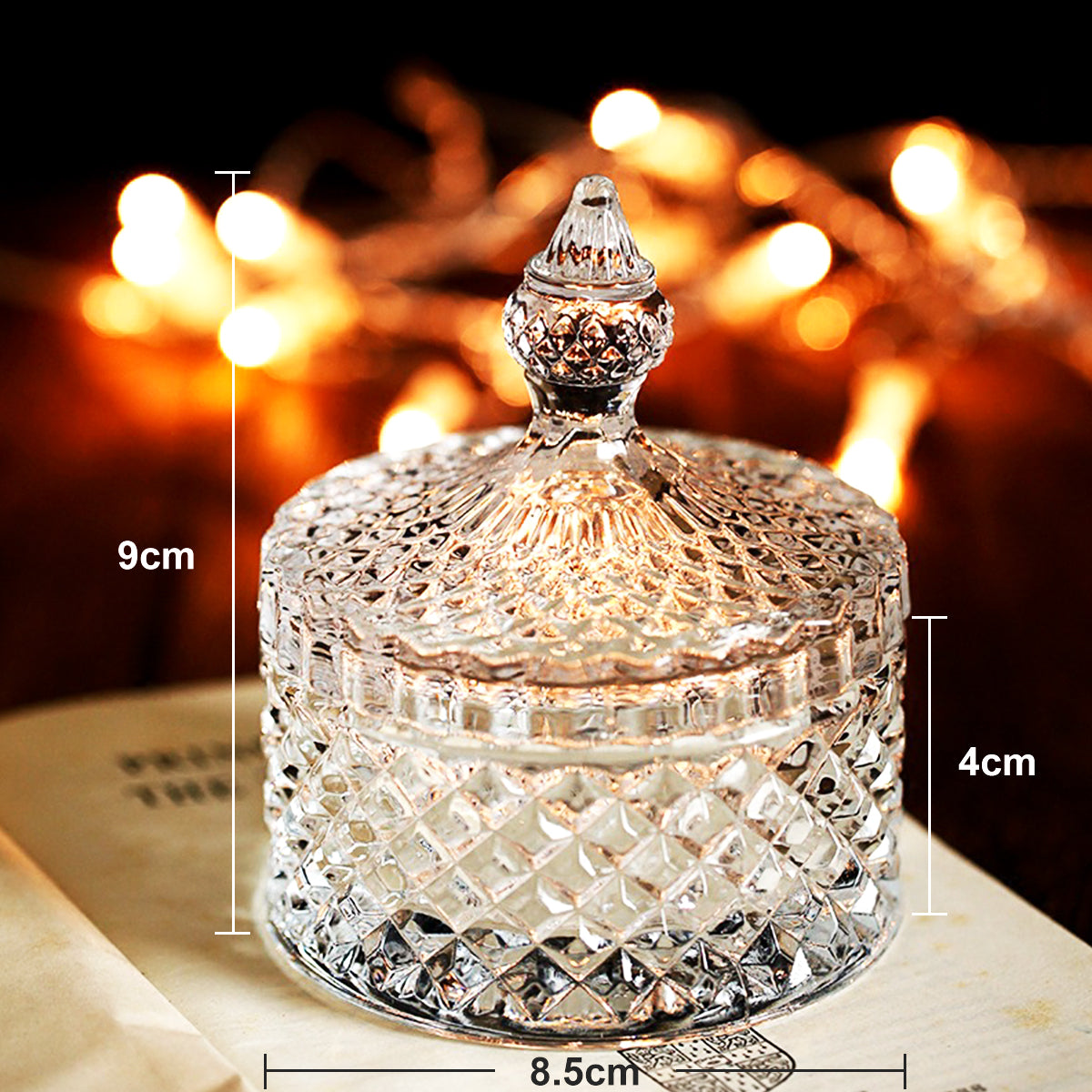 Mini Crystal Lidded Jar