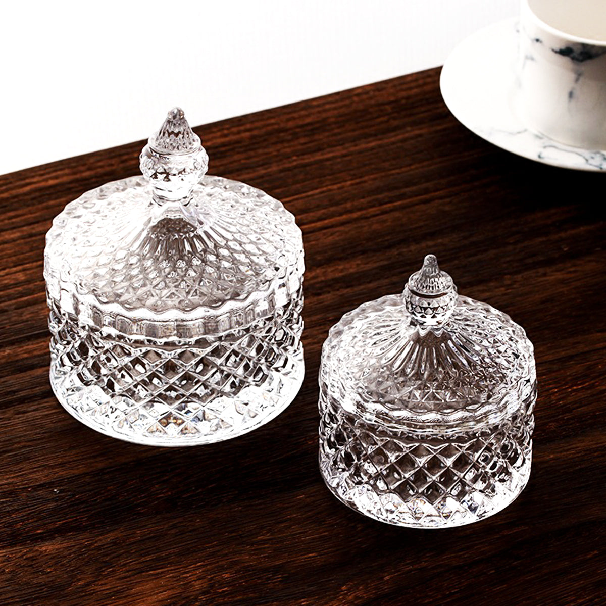 Mini Crystal Lidded Jar