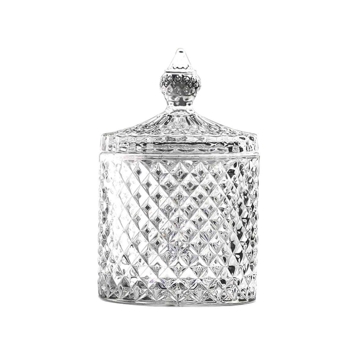 Small Crystal Lidded Jar