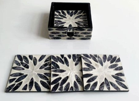 Mother-of-pearl Coaster Set (Set of 6)