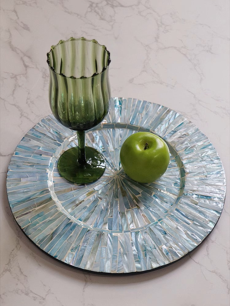 Mother-of-pearl Serving Plate