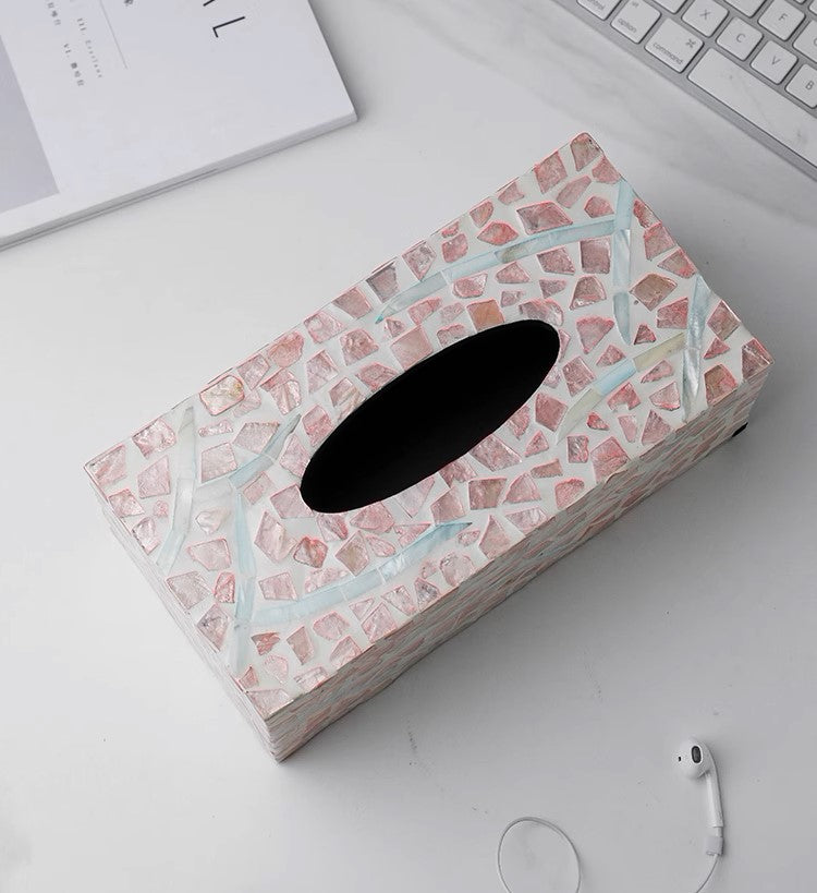 Mother-of-Pearl Tissue Box