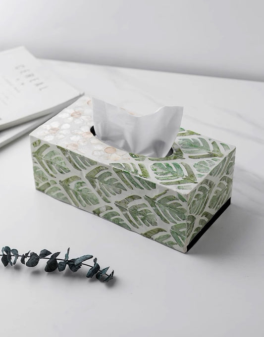 Mother-of-Pearl Tissue Box