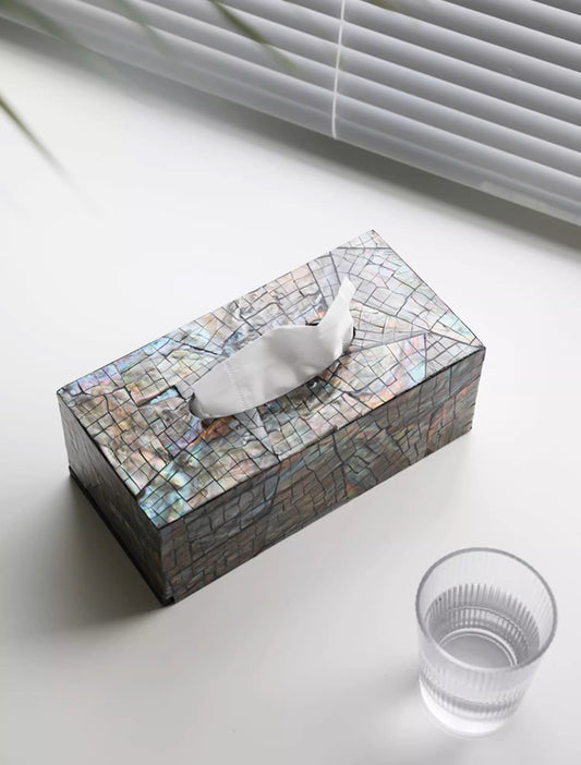 Mother-of-Pearl Tissue Box