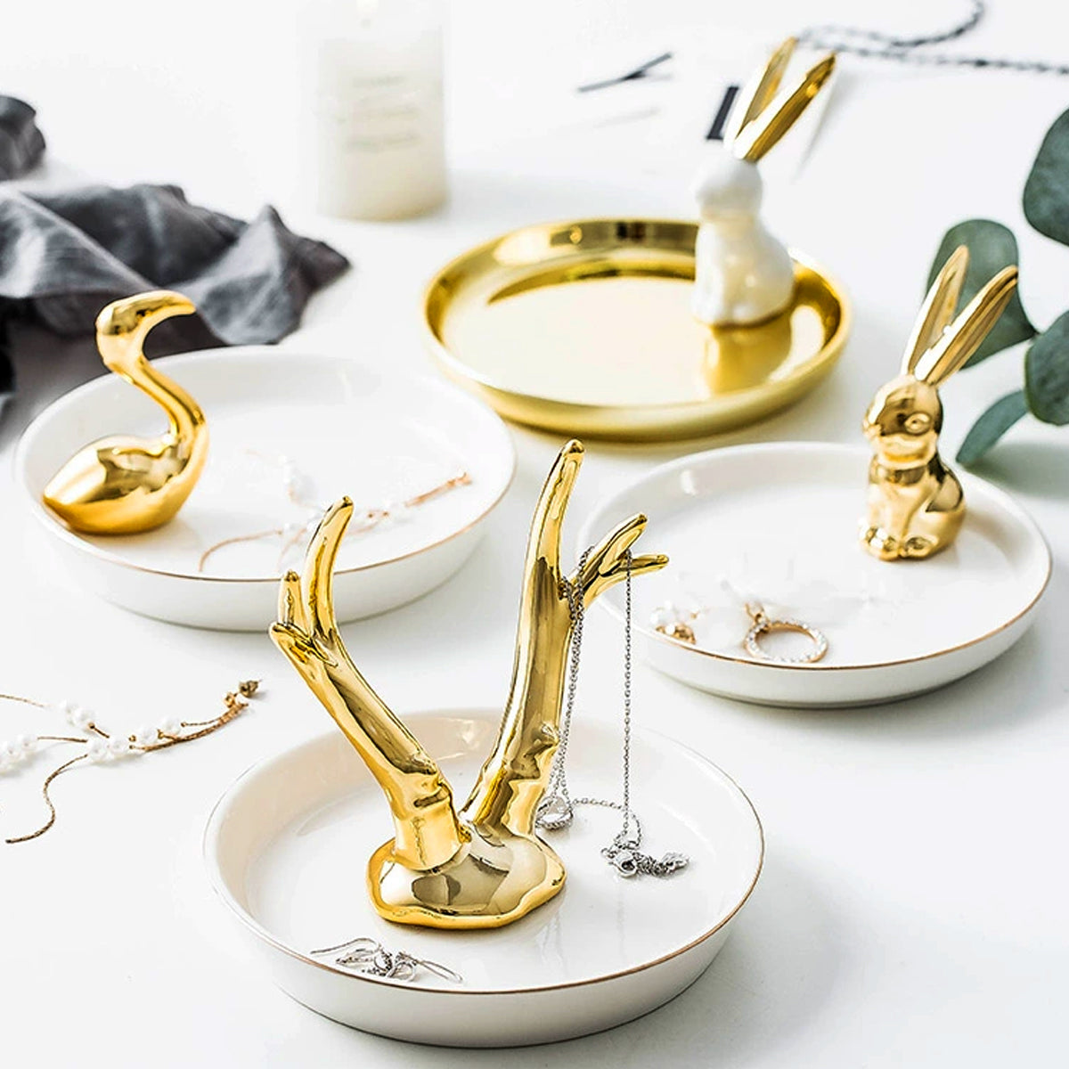 Ceramic Animal Design Trays