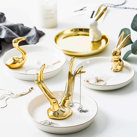 Ceramic Animal Design Trays