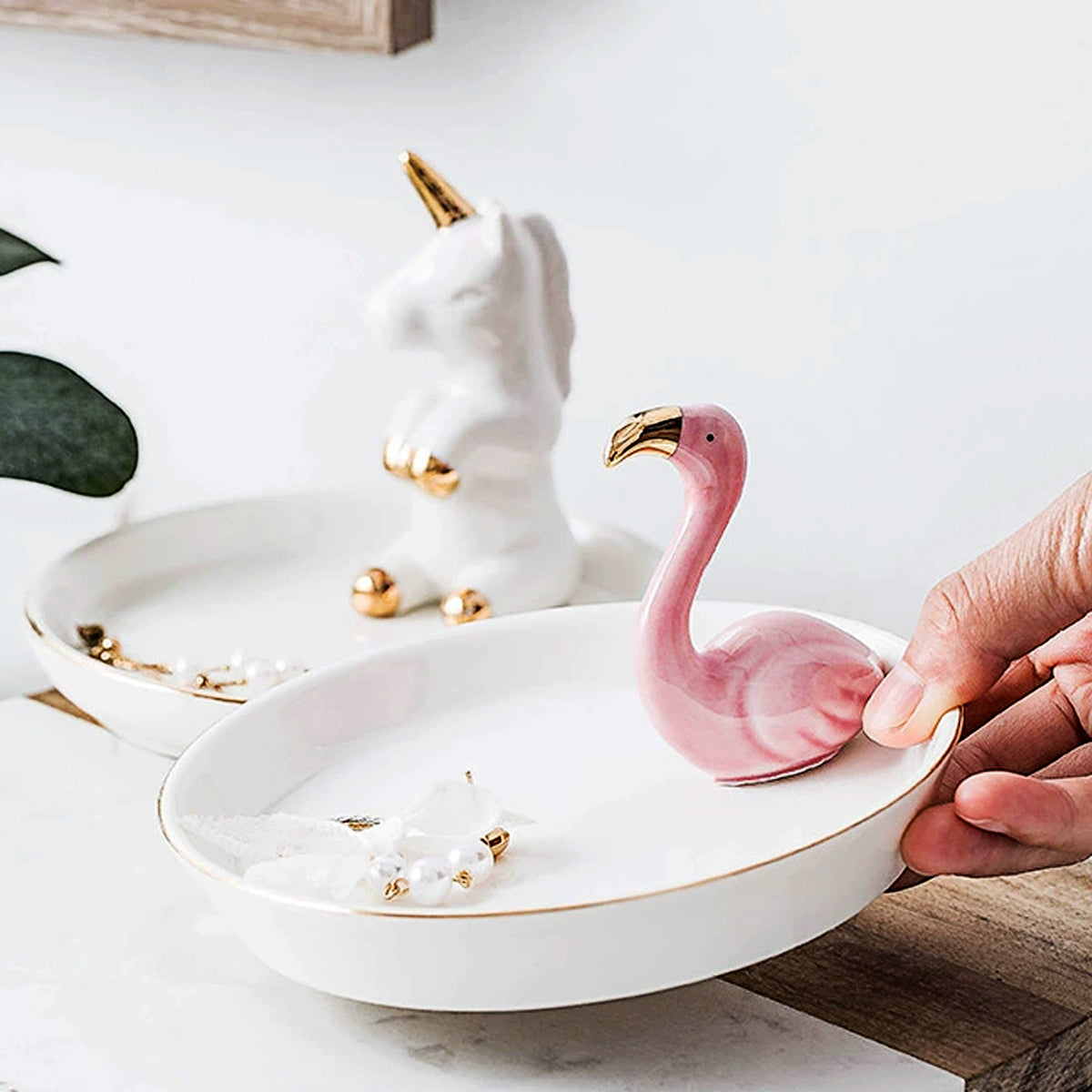 Ceramic Animal Design Trays