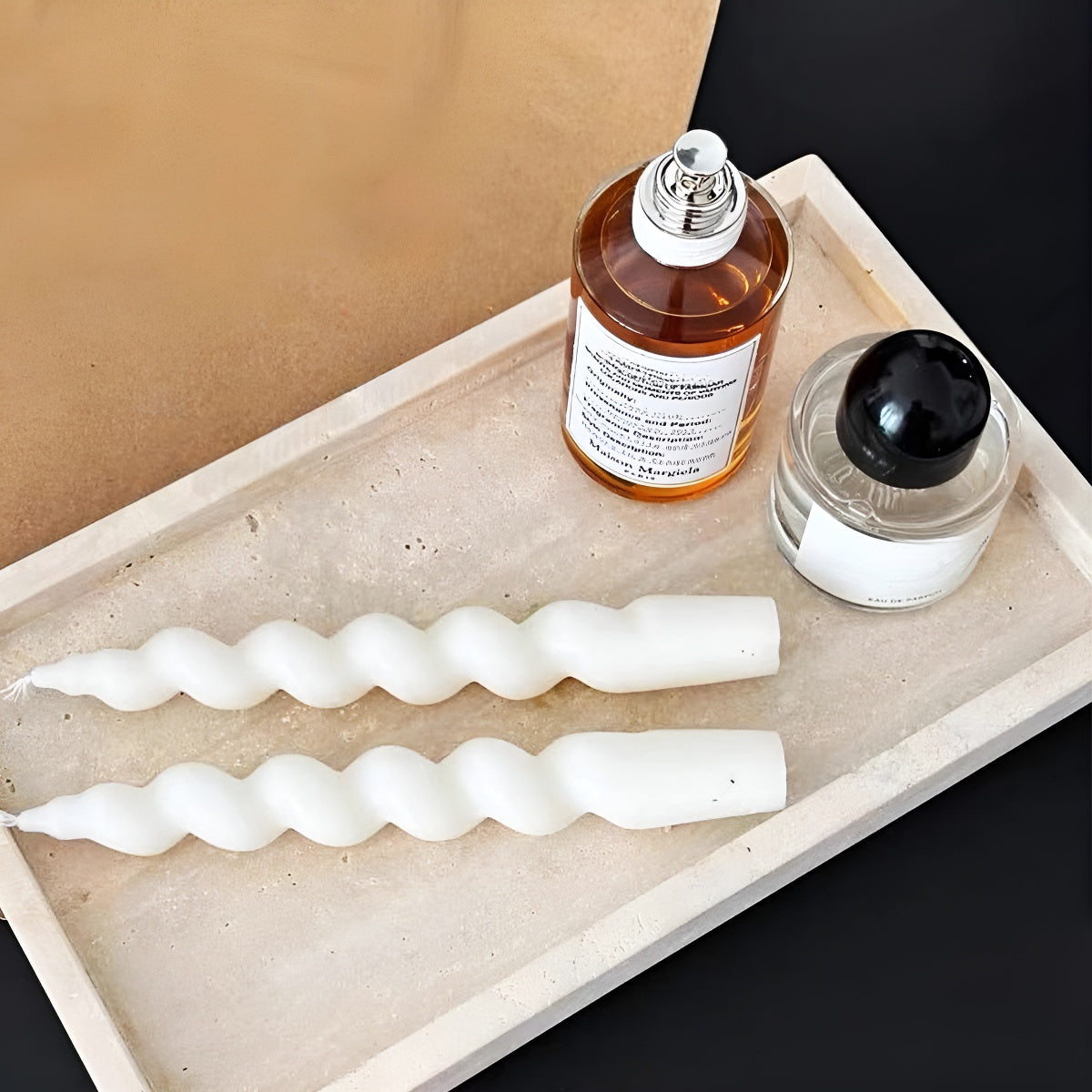 Travertine Rectangular Tray