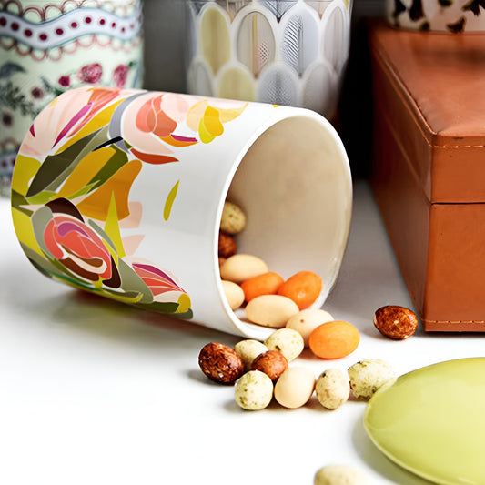 Lidded Ceramic Storage Jar