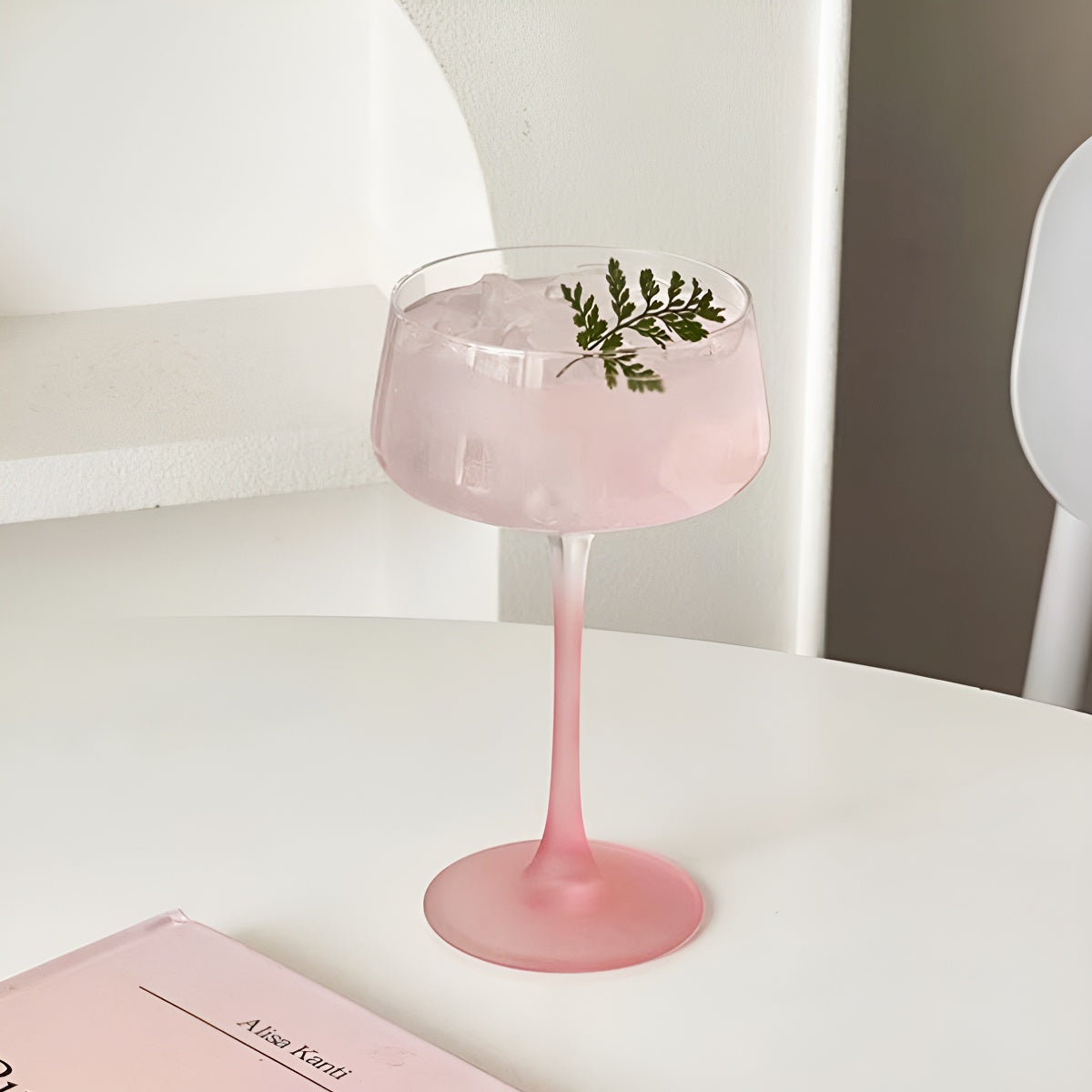 Pink French-Inspired Goblet