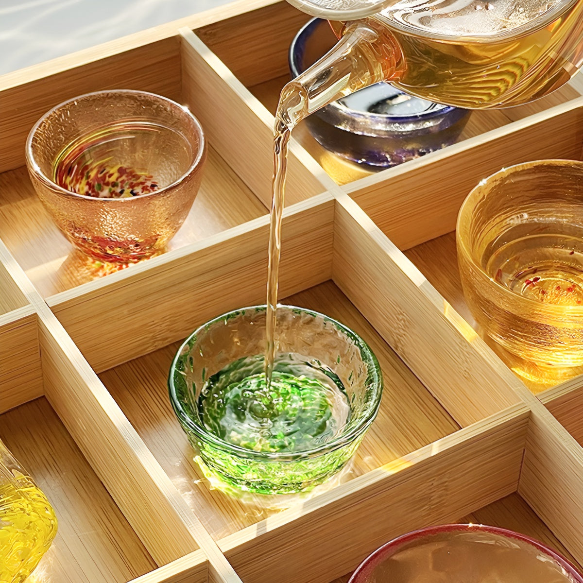 Handcrafted Glass Tea Cup