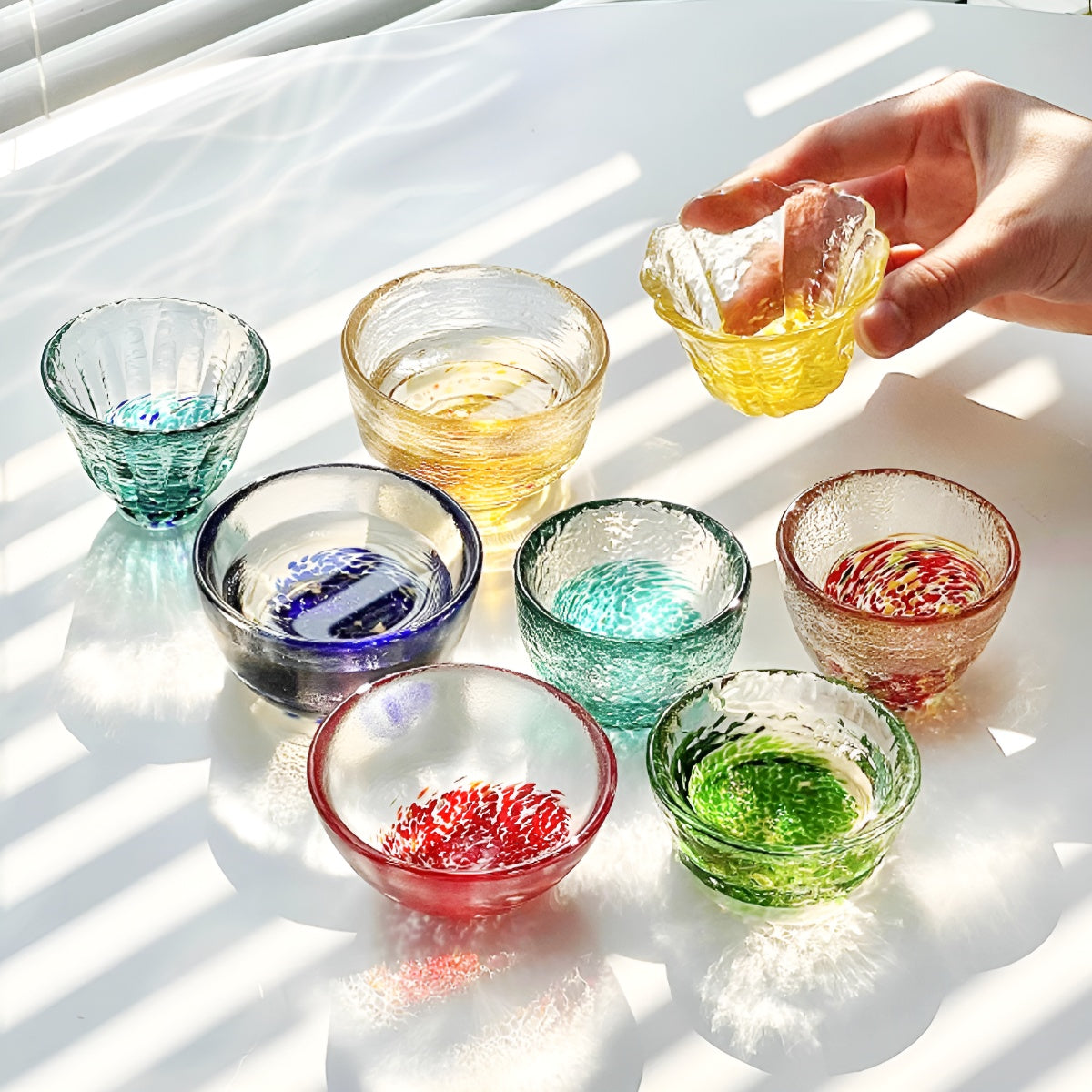Handcrafted Glass Tea Cup