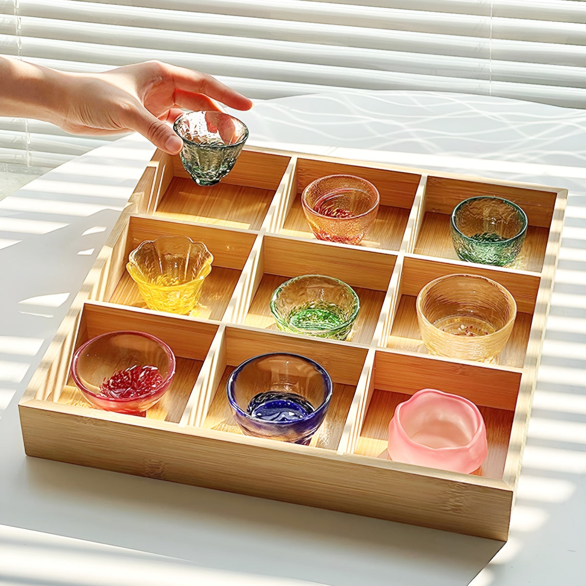 Handcrafted Glass Tea Cup