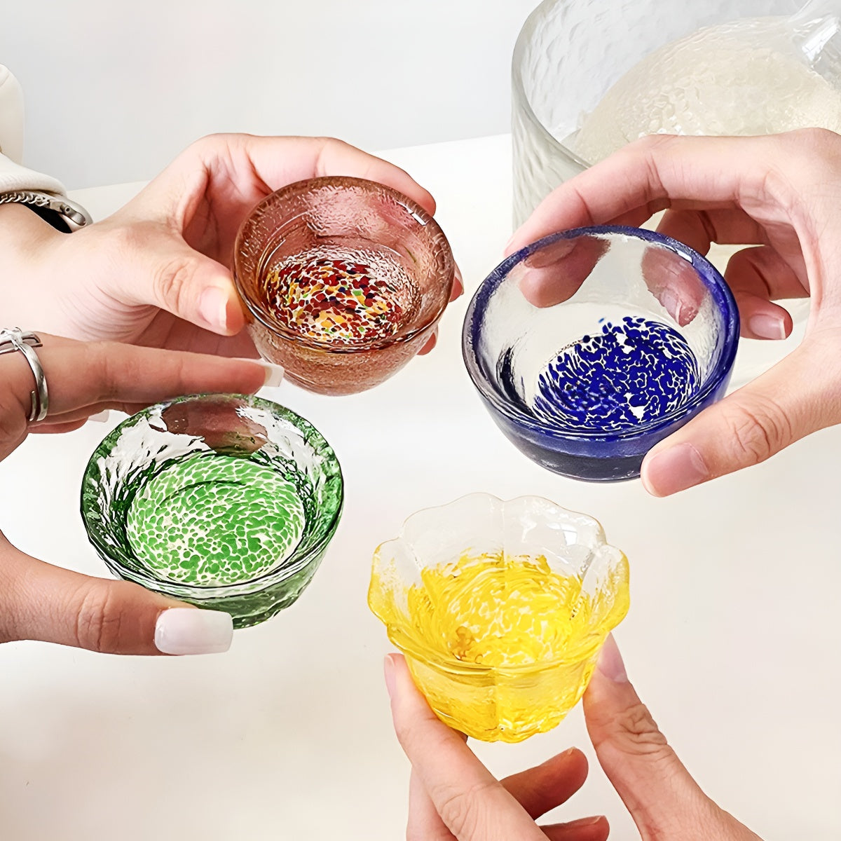 Handcrafted Glass Tea Cup