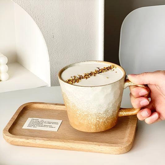 Rustic Gradient Ceramic Coffee Mug