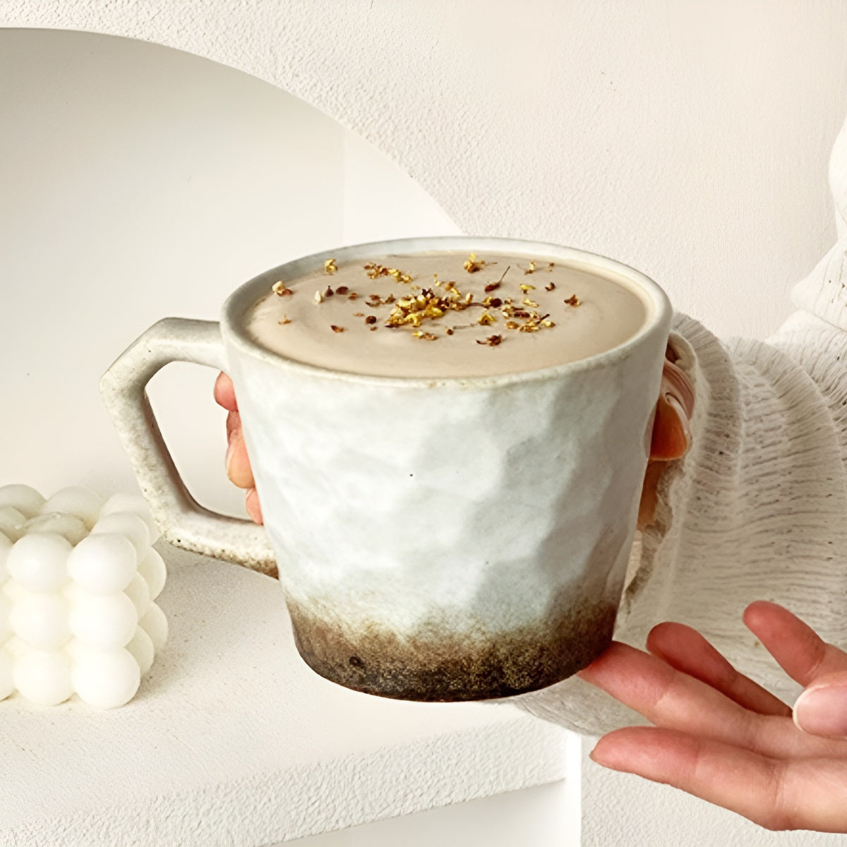 Rustic Gradient Ceramic Coffee Mug