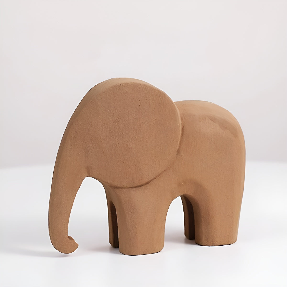 Handcrafted Wooden Elephant Figurine