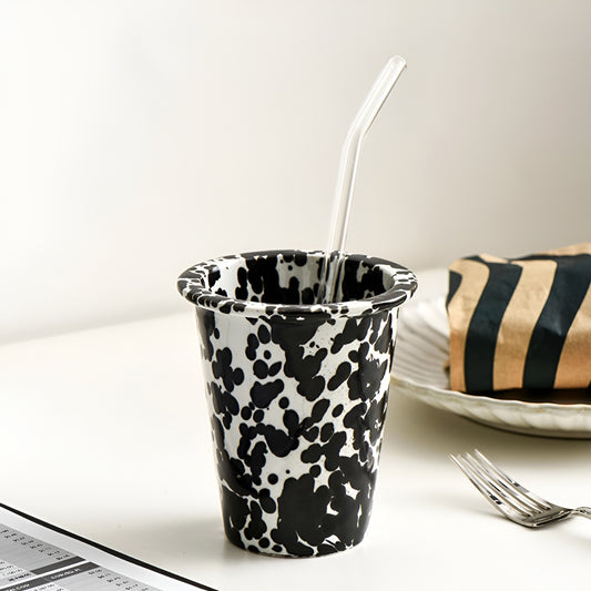 Splash Pattern Ceramic Tumbler