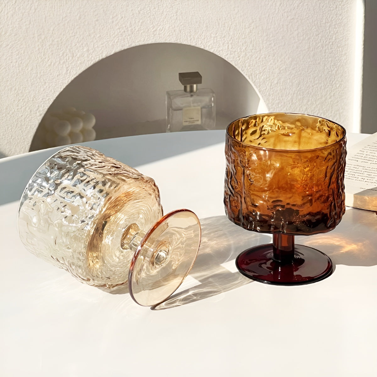 Bark Inspired Texture Glass