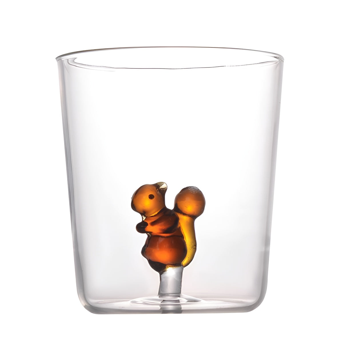 3D Whimsical Animal Transparent Glass Cup