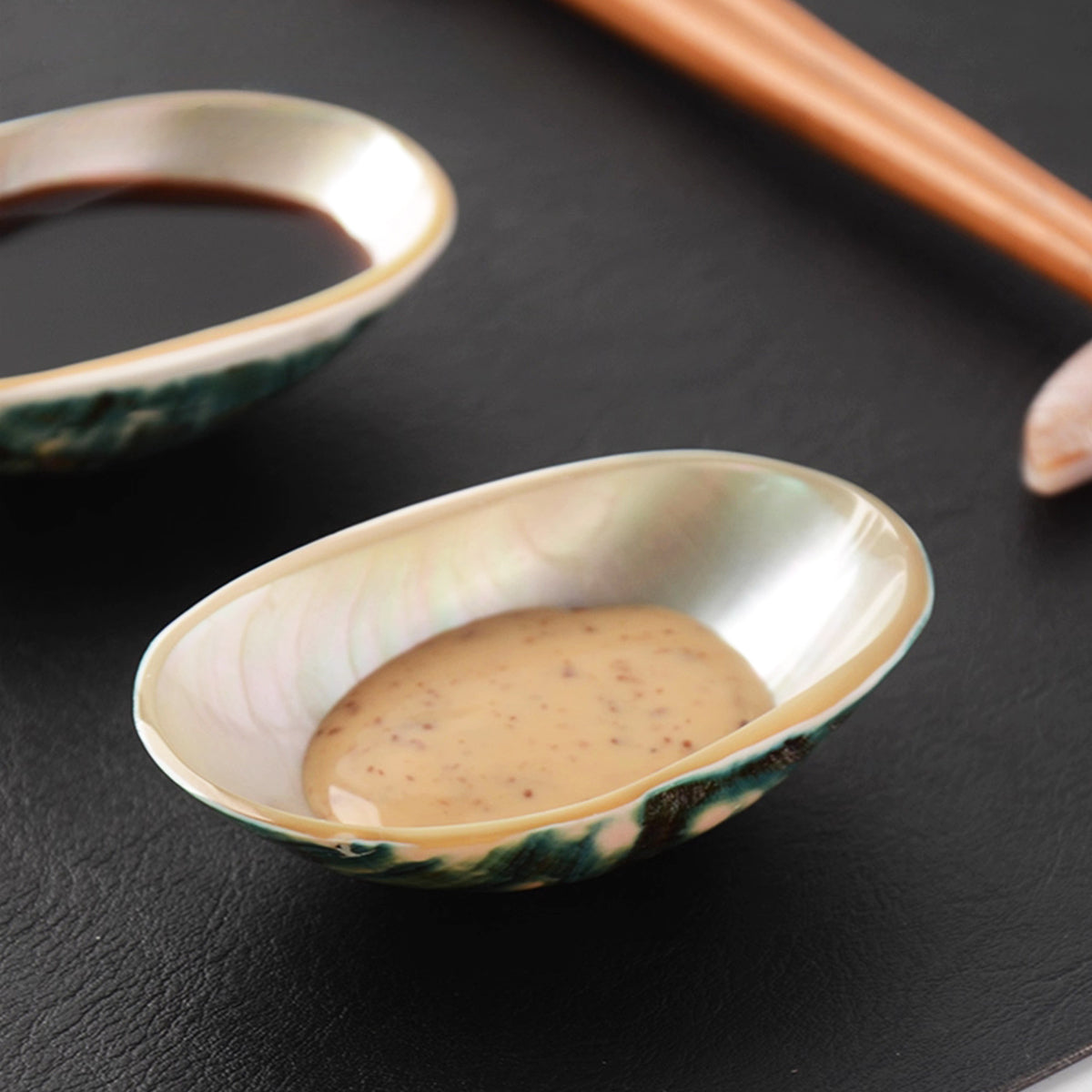 Mother-of-Pearl Sauce Dip Dish