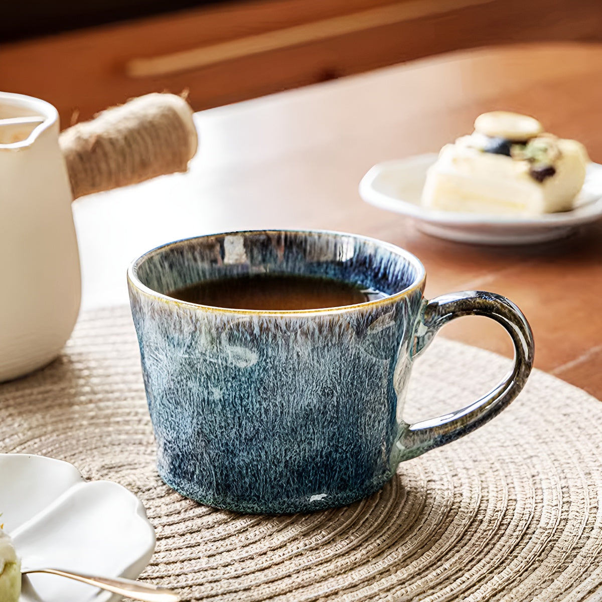 Kiln Ripple Glaze Ceramic Mug