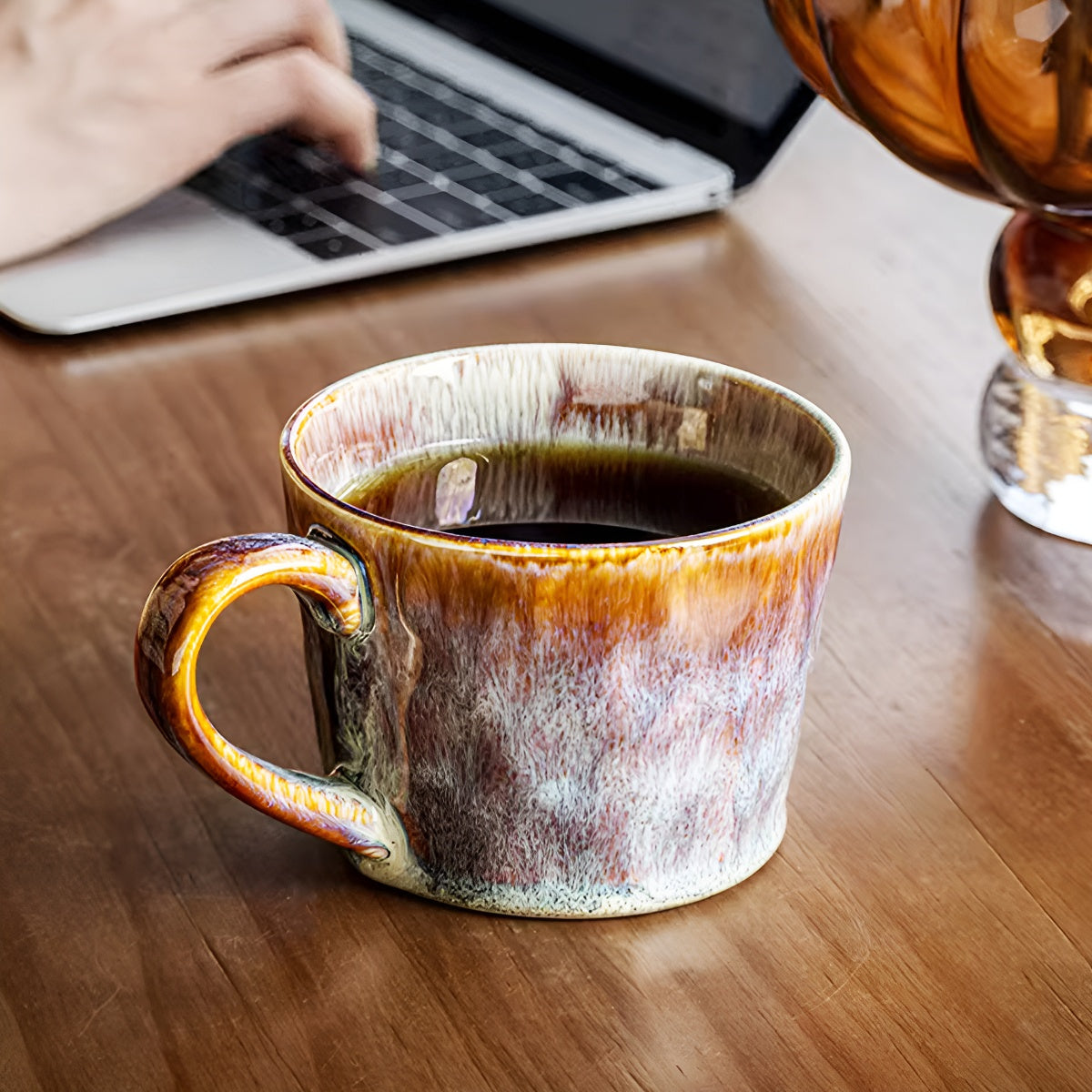 Kiln Ripple Glaze Ceramic Mug