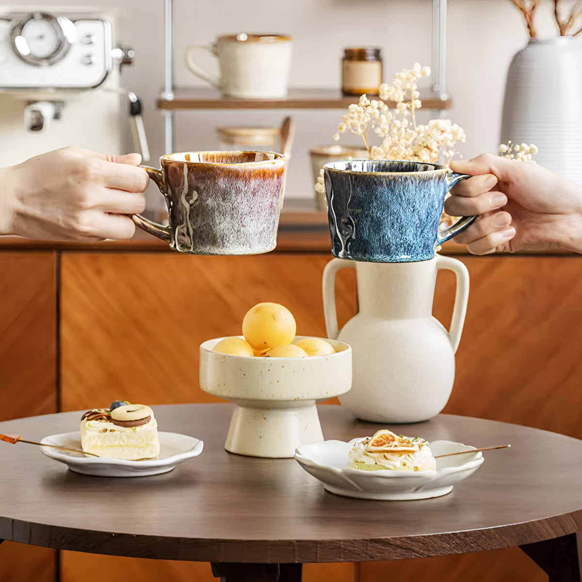 Kiln Ripple Glaze Ceramic Mug