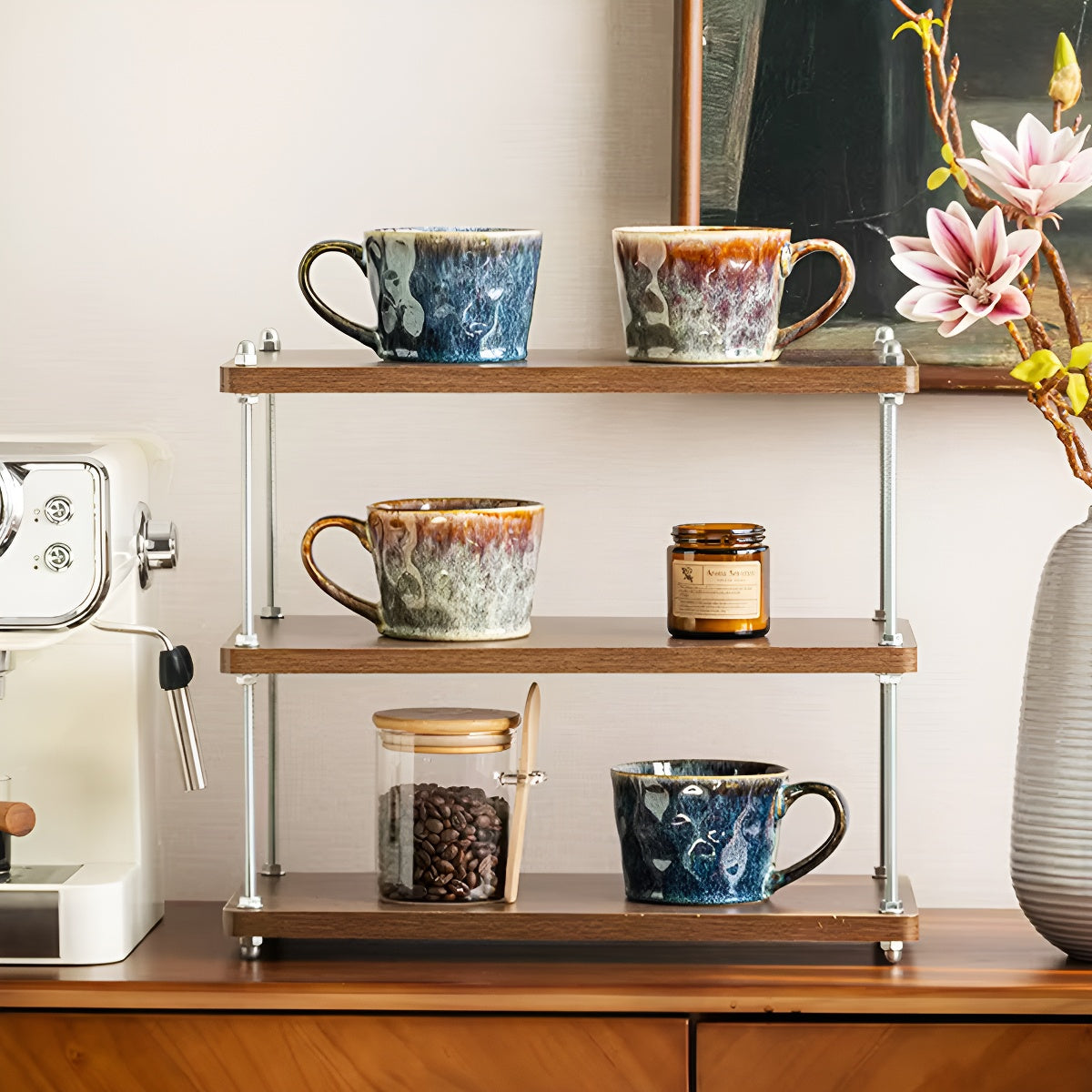 Kiln Ripple Glaze Ceramic Mug