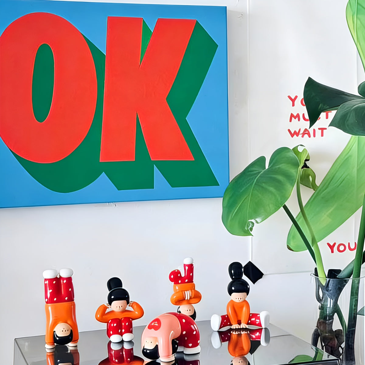 Dopamine Pop “OK” Wall Art Print